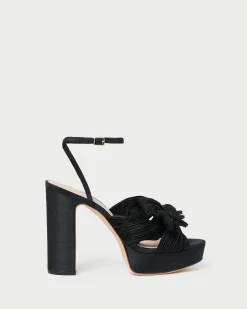 Loeffler Randall Natalia White Lace Bow Heel