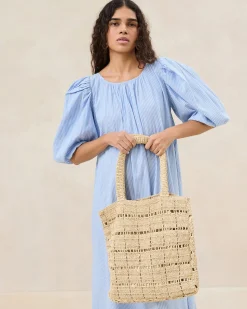 Loeffler Randall Orion Raffia Tote