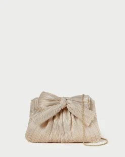 Loeffler Randall Rayne Black Bow Clutch