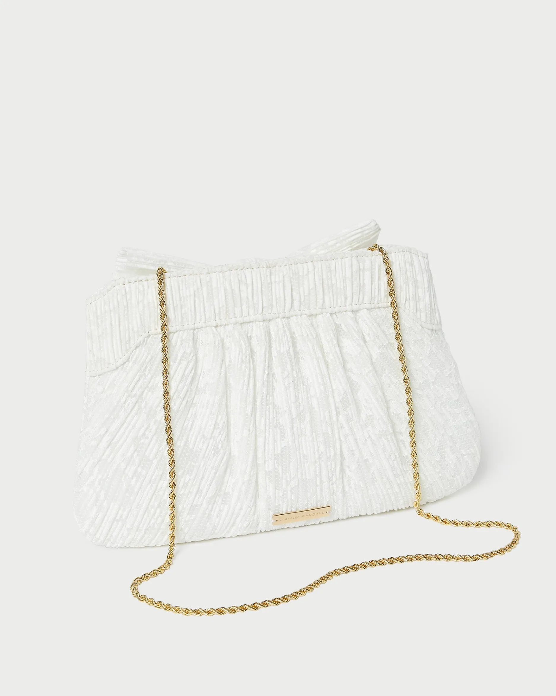 Loeffler Randall Rayne Black Bow Clutch