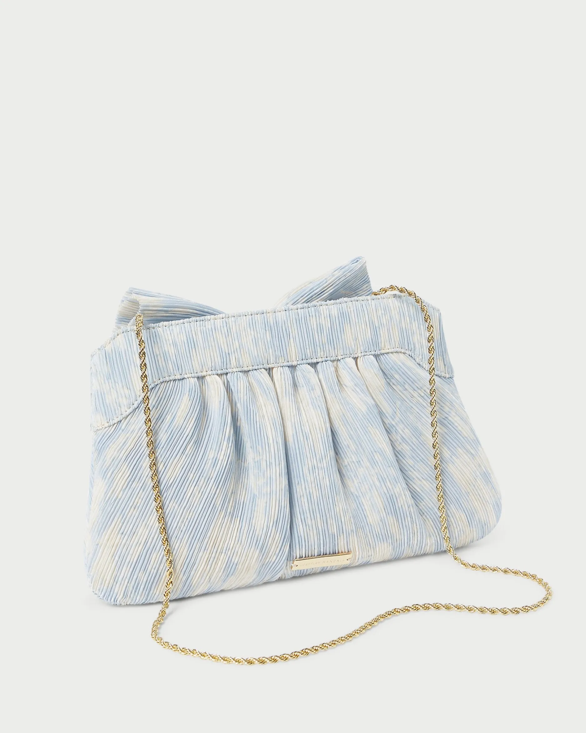 Loeffler Randall Rayne Black Bow Clutch