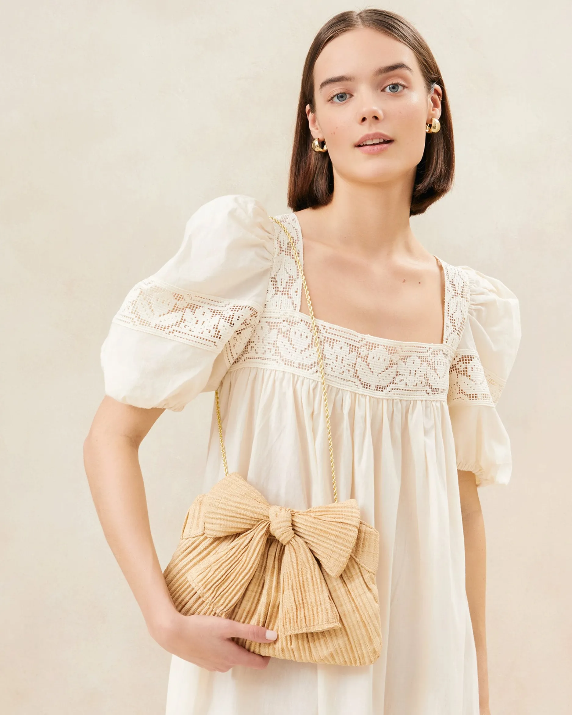 Loeffler Randall Rayne Bow Clutch