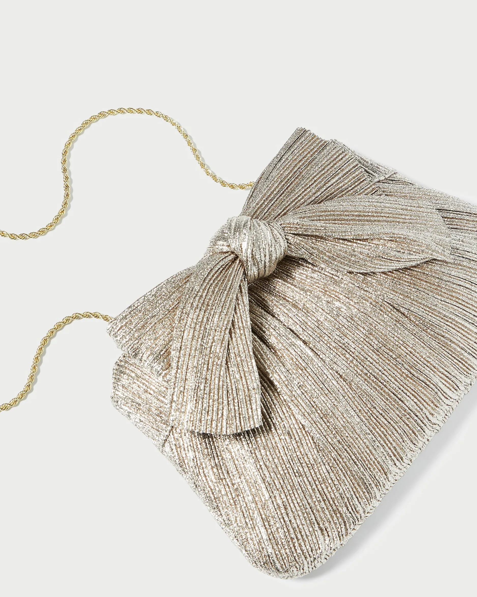Loeffler Randall Rayne Pleated Bow Clutch