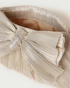 Loeffler Randall Rayne Pleated Bow Clutch