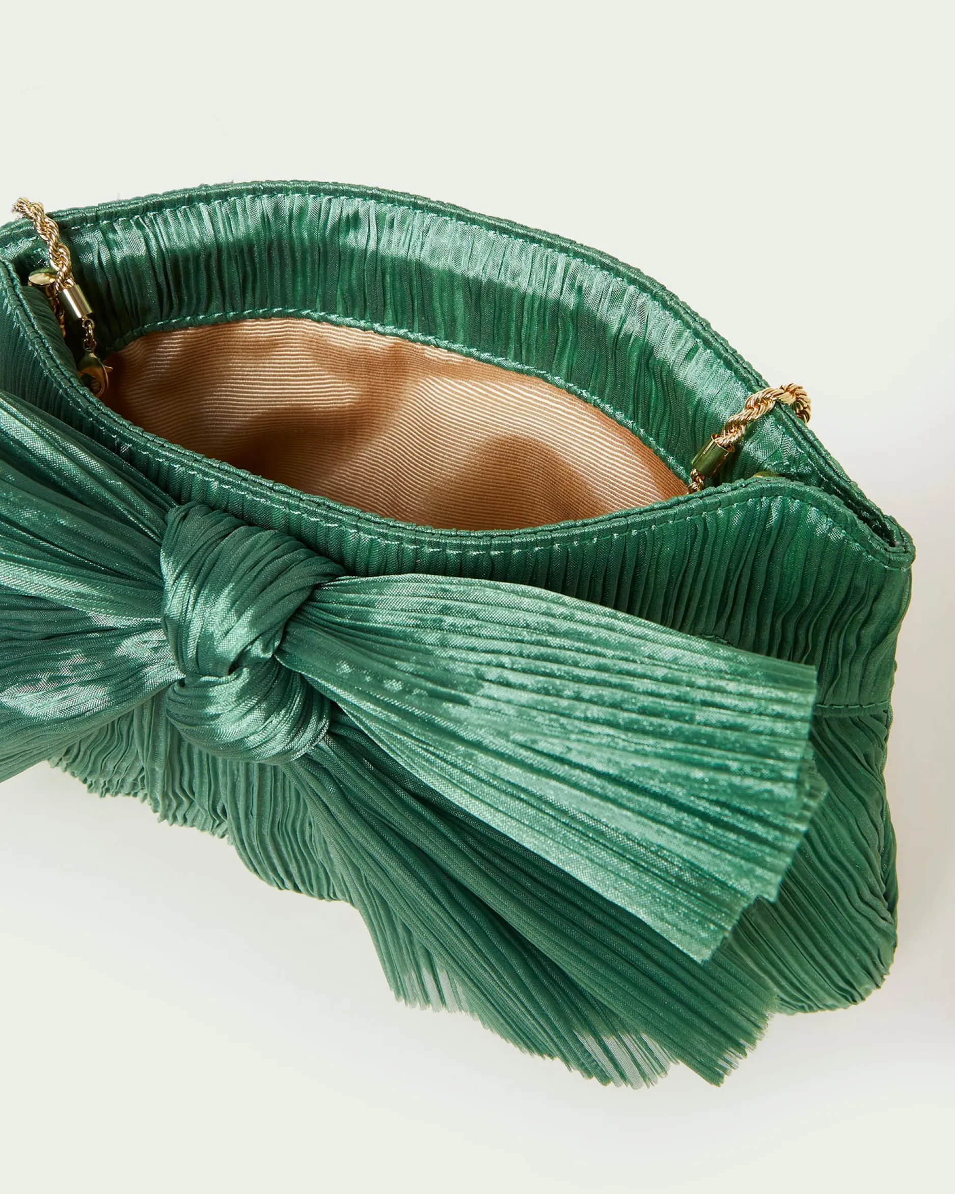 Loeffler Randall Rayne Pleated Bow Clutch