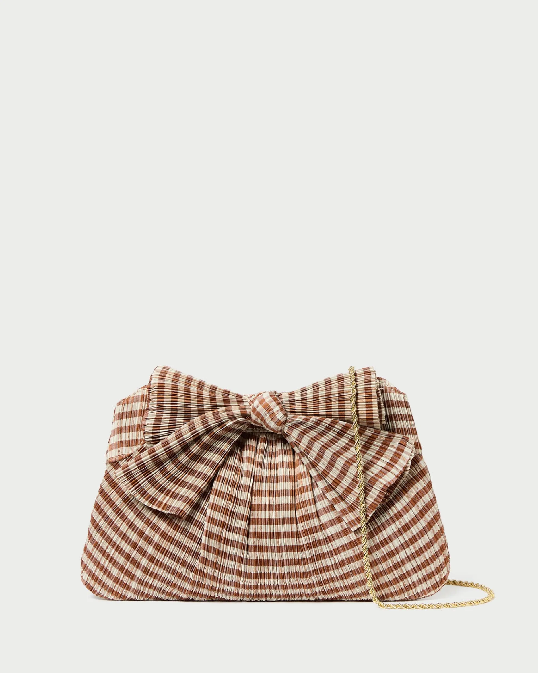 Loeffler Randall Rayne Pleated Bow Clutch