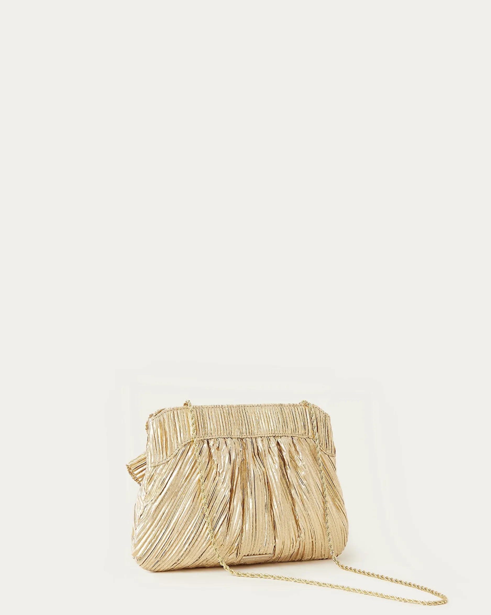 Loeffler Randall Rayne Pleated Bow Clutch