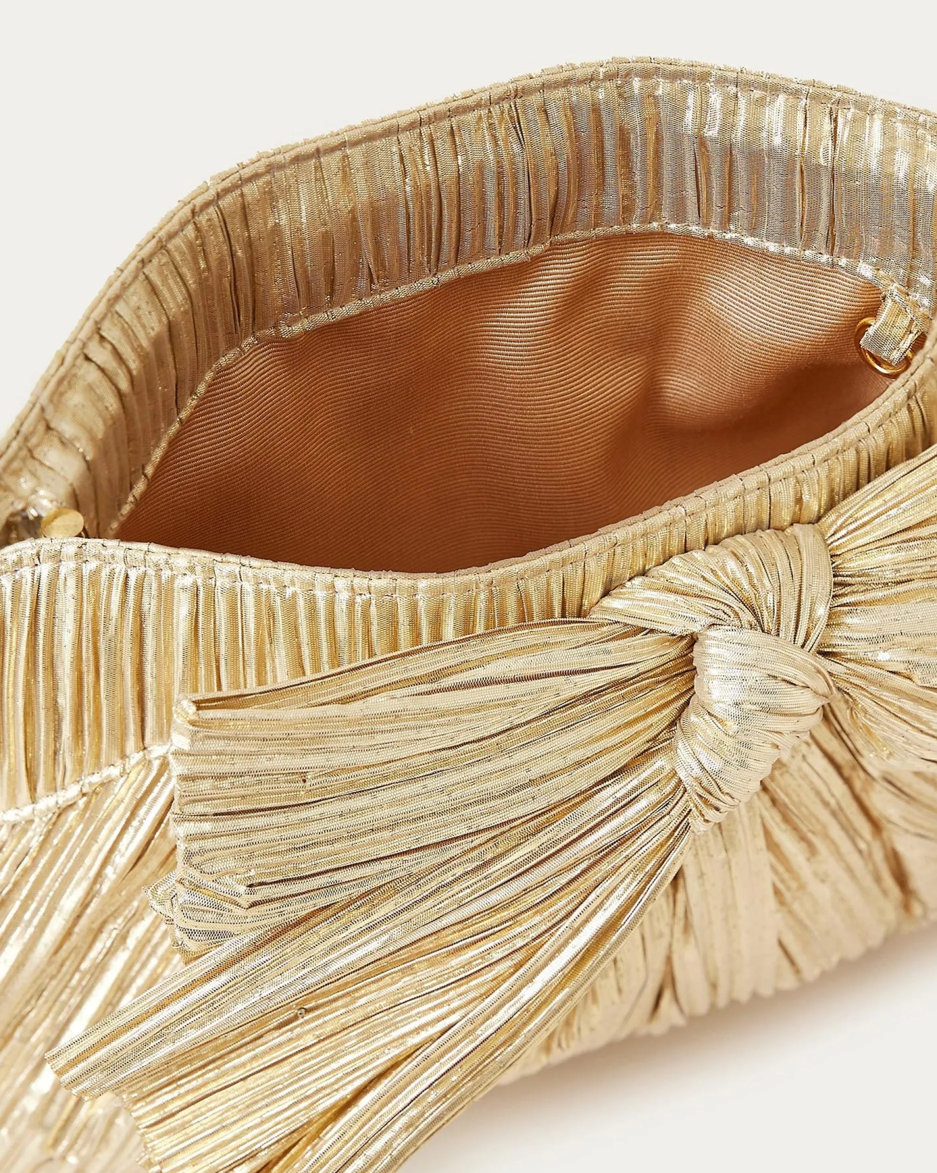 Loeffler Randall Rayne Pleated Bow Clutch
