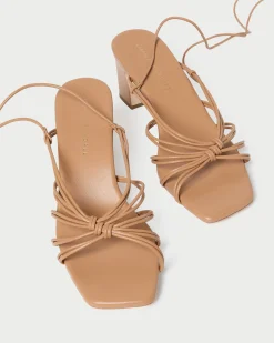 Loeffler Randall Ryder Leather Heeled Sandal