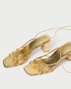 Loeffler Randall Ryder Leather Heeled Sandal