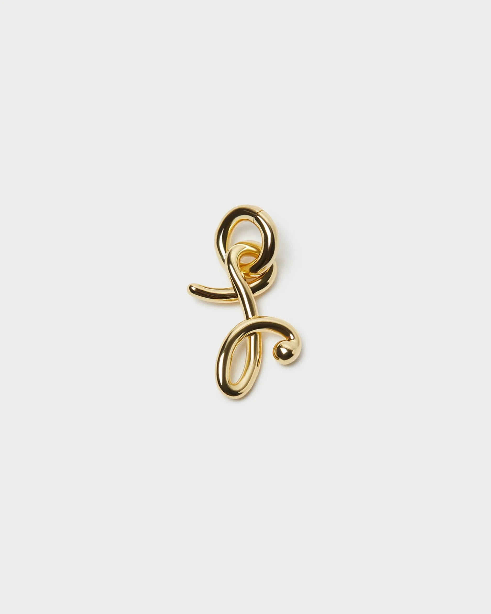 Loeffler Randall Small Gold Letter "M" Charm