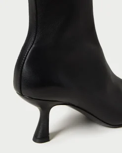 Loeffler Randall Thandy Black Curved Heel Bootie