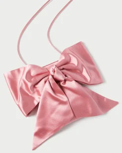 Loeffler Randall Violet Satin Bow Crossbody