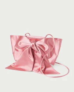 Loeffler Randall Violet Satin Bow Crossbody
