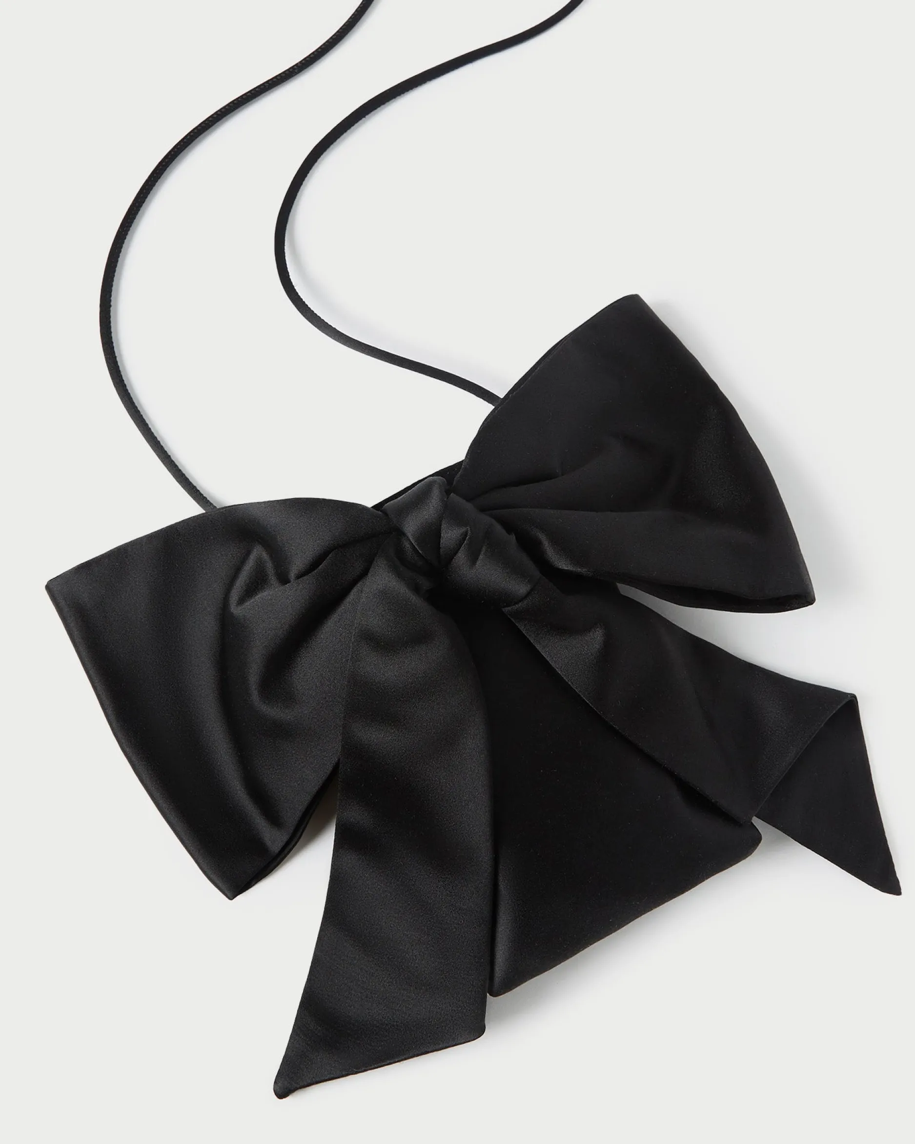 Loeffler Randall Violet Satin Bow Crossbody