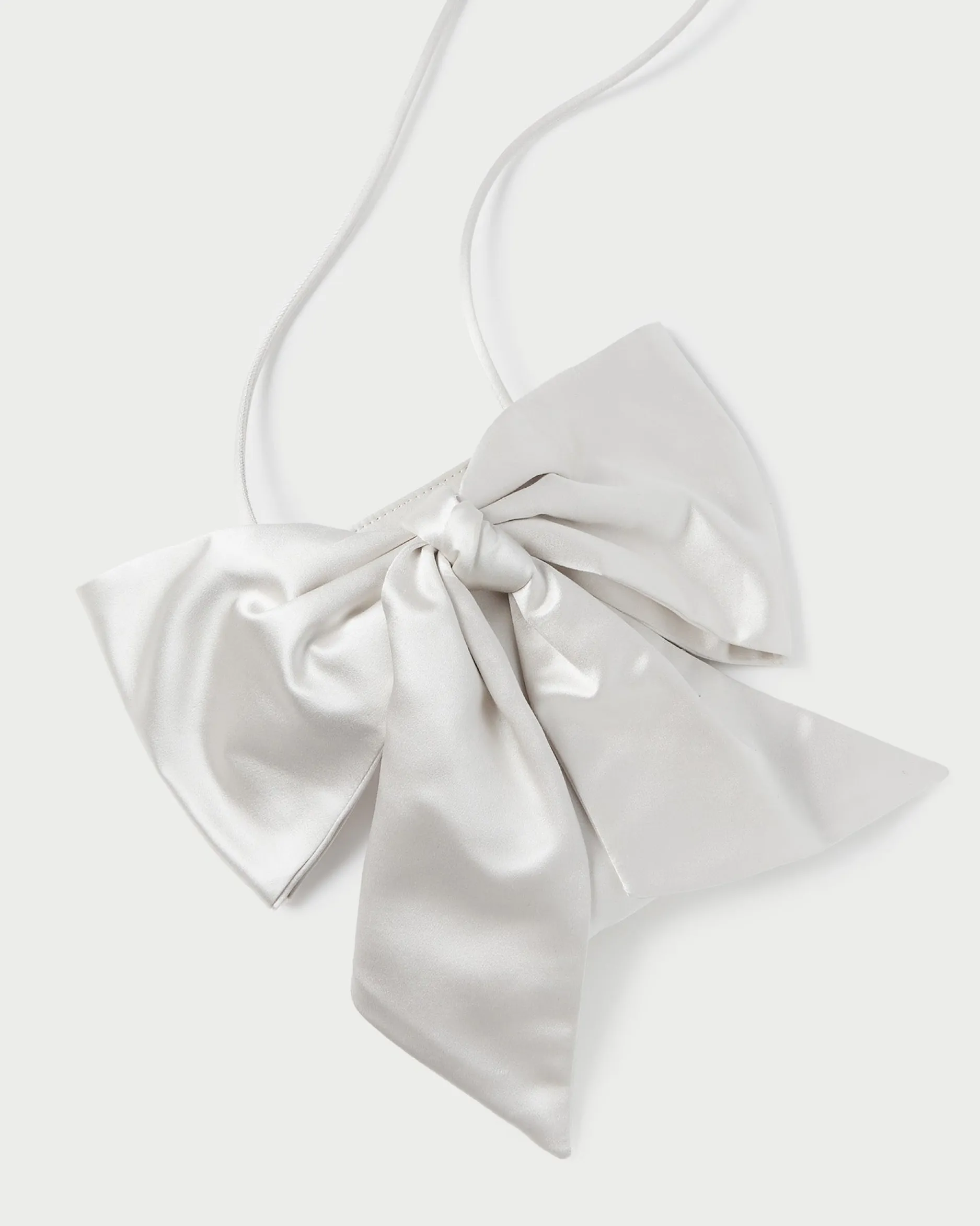 Loeffler Randall Violet Satin Bow Crossbody
