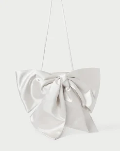 Loeffler Randall Violet Satin Bow Crossbody
